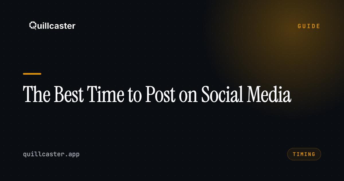 The Best Time to Post on Social Media (and Why Generic Charts Lie)