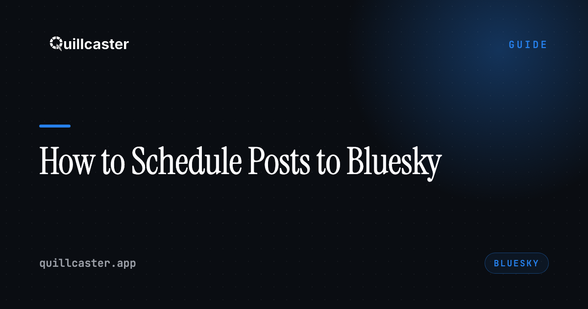 How to Schedule Posts to Bluesky (Without Sounding Like a Bot)